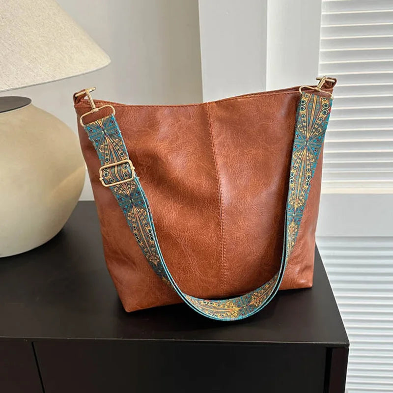 Paula | Bolso bandolera vintage de cuero
