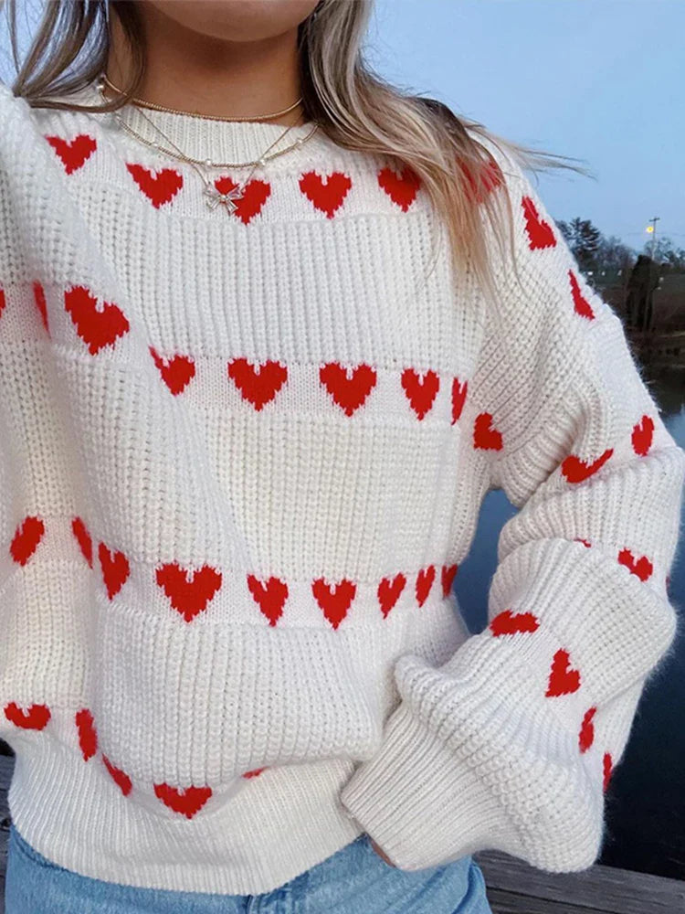Zara | Jersey punto corazón