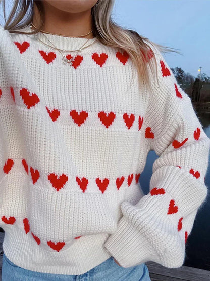 Zara | Jersey punto corazón