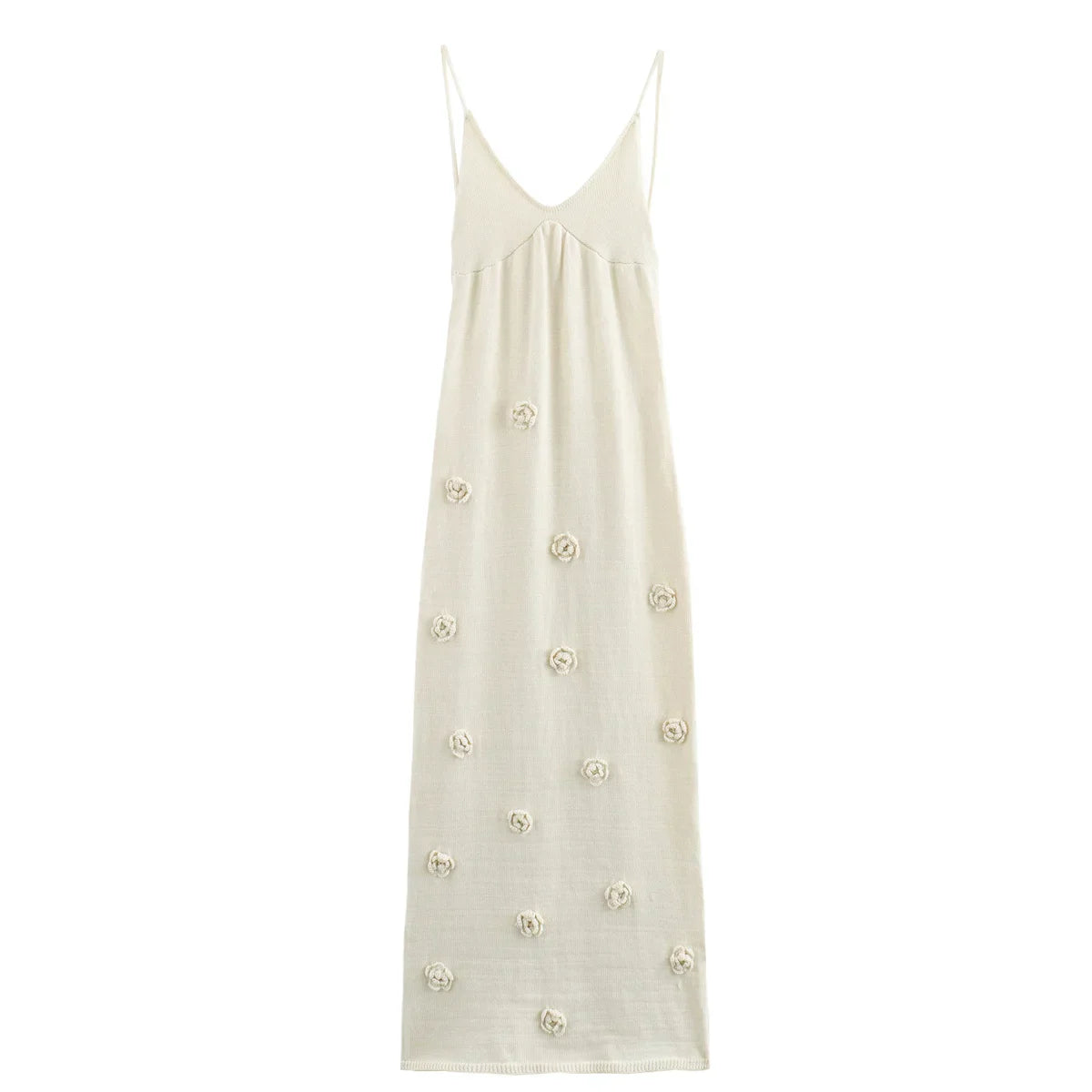 Leia | Vestido con detalle de rosas