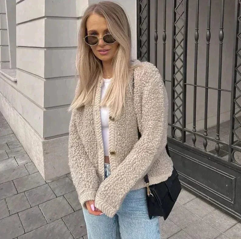 Zamra | Chaqueta de punto Teddy
