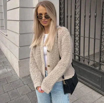 Zamra | Chaqueta de punto Teddy