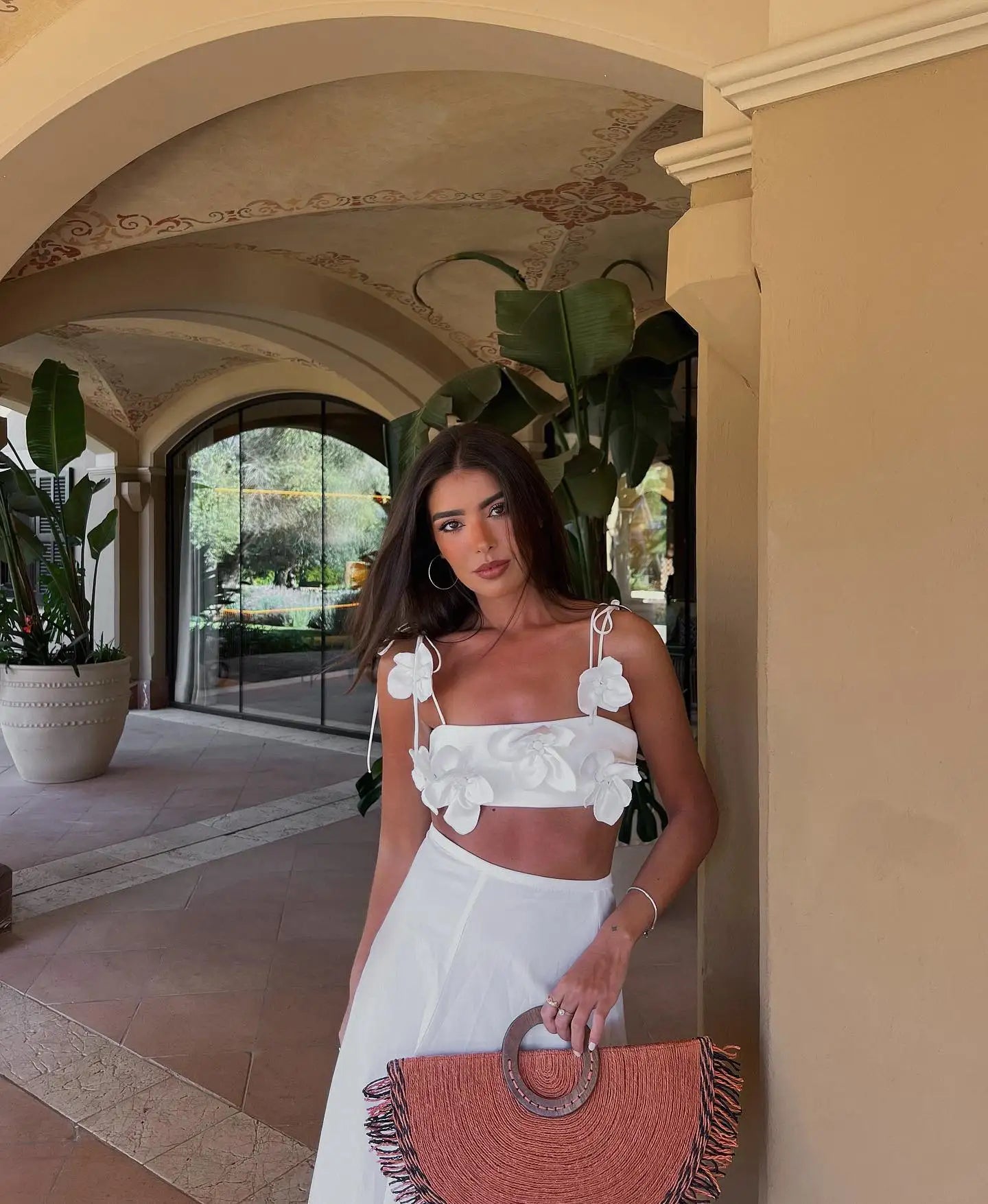 Zora | Vestido con detalles de Rosas