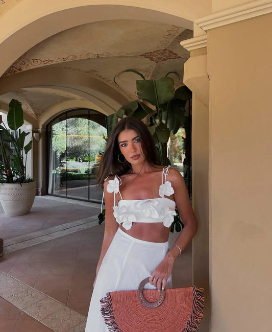 Zora | Vestido con detalles de Rosas