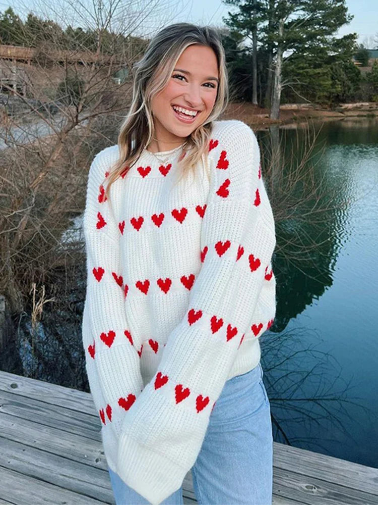 Zara | Jersey punto corazón