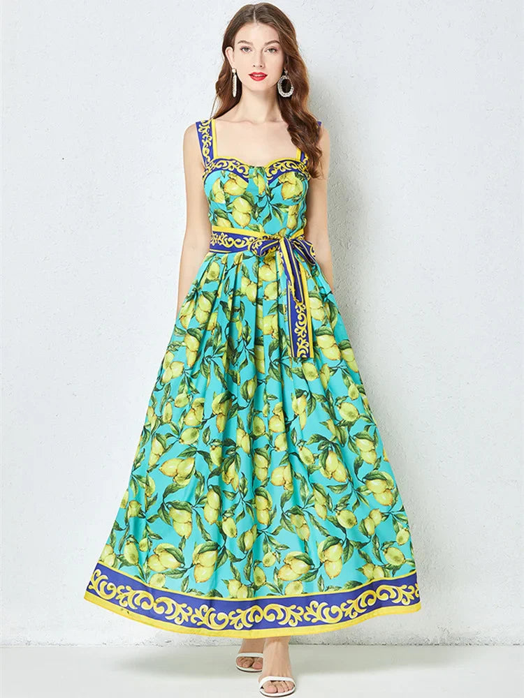 Martina | Vestido Amalfi Lemon
