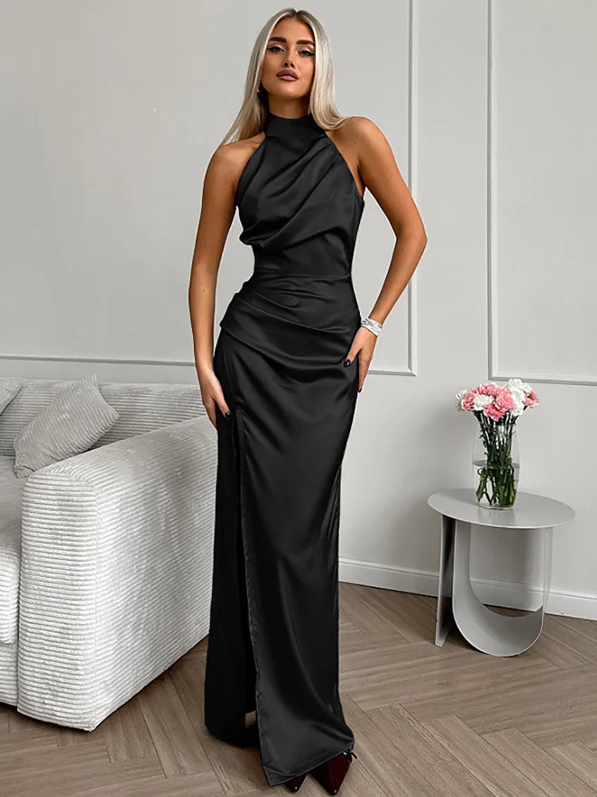 Hannah | Vestido pierna abierta