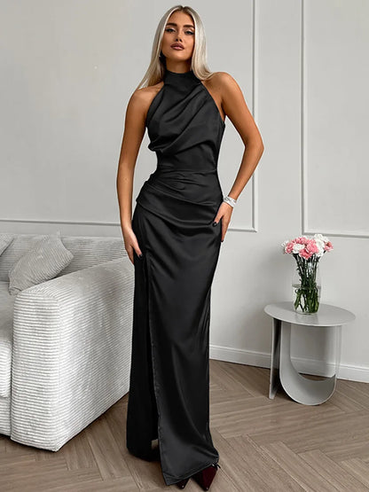 Hannah | Vestido pierna abierta