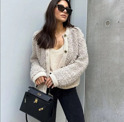 Zamra | Chaqueta de punto Teddy