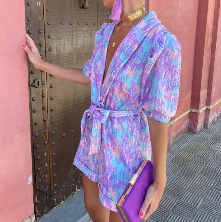Emmy | Mono estampado dobladillo