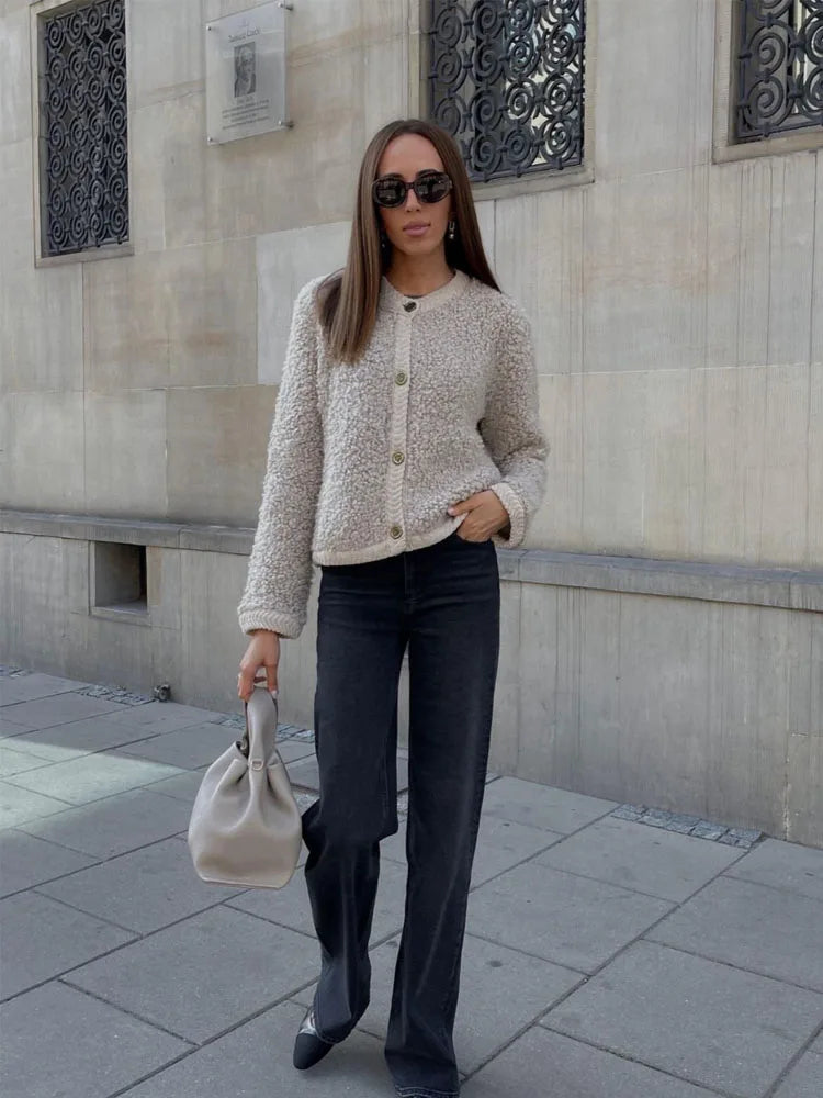 Zamra | Chaqueta de punto Teddy