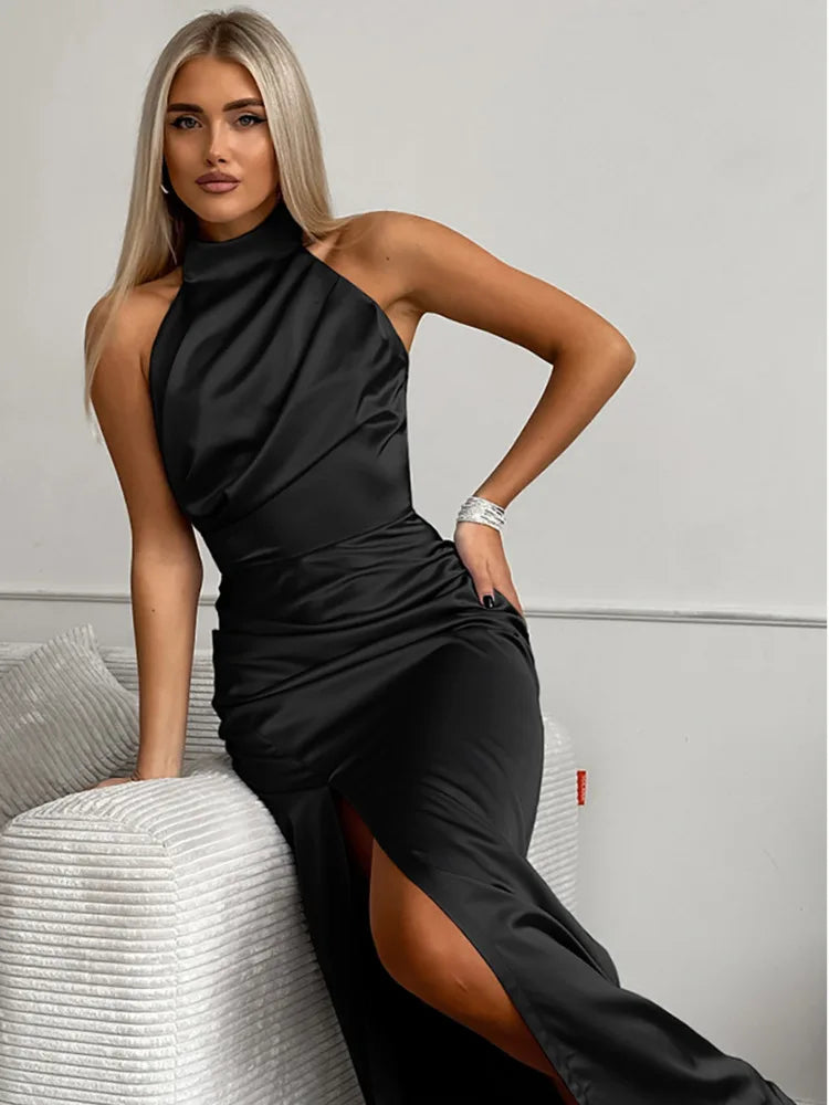 Hannah | Vestido pierna abierta