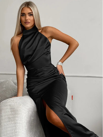 Hannah | Vestido pierna abierta