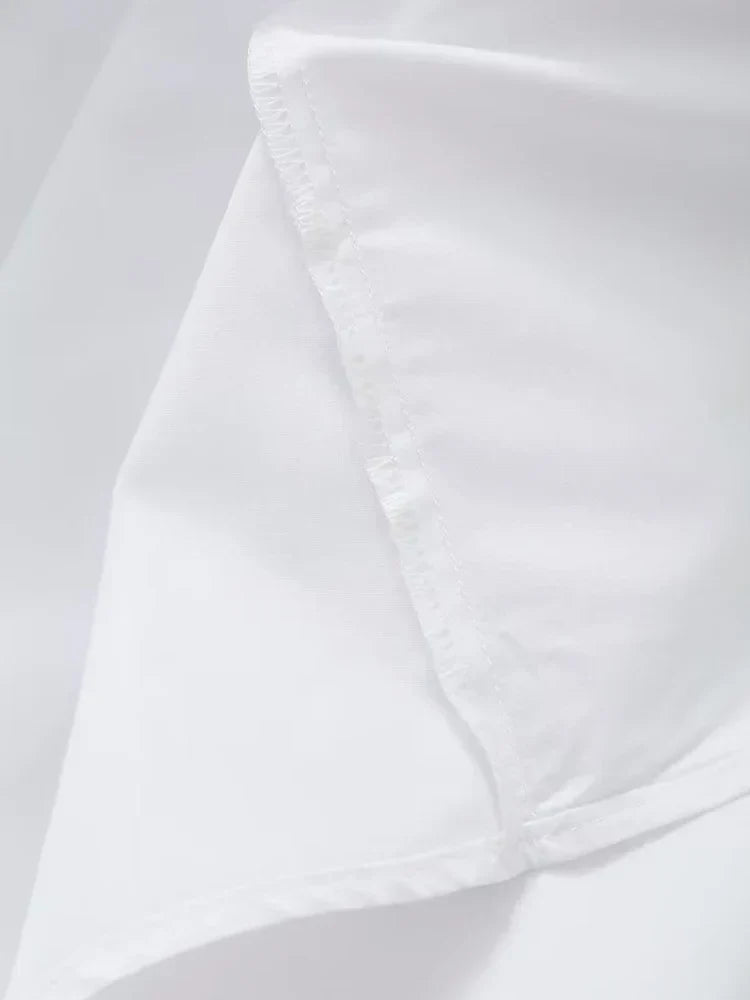 Klaudia | Vestido midi blanco para las fiestas