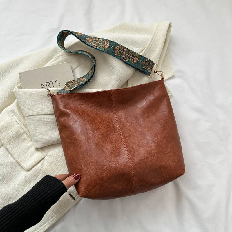 Paula | Bolso bandolera vintage de cuero