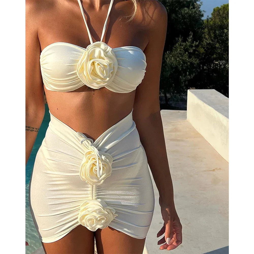 Abigail | Conjunto de bikini con flores