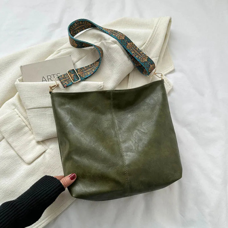 Paula | Bolso bandolera vintage de cuero