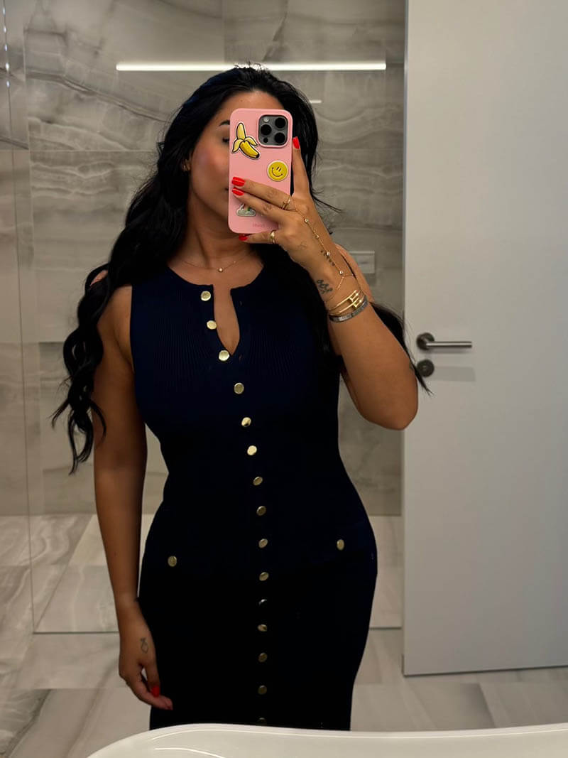 Georgia | Vestido largo botando