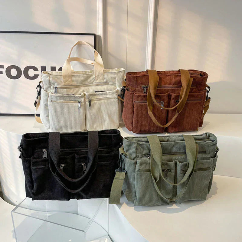 Patricia | Bolso de transporte de pana