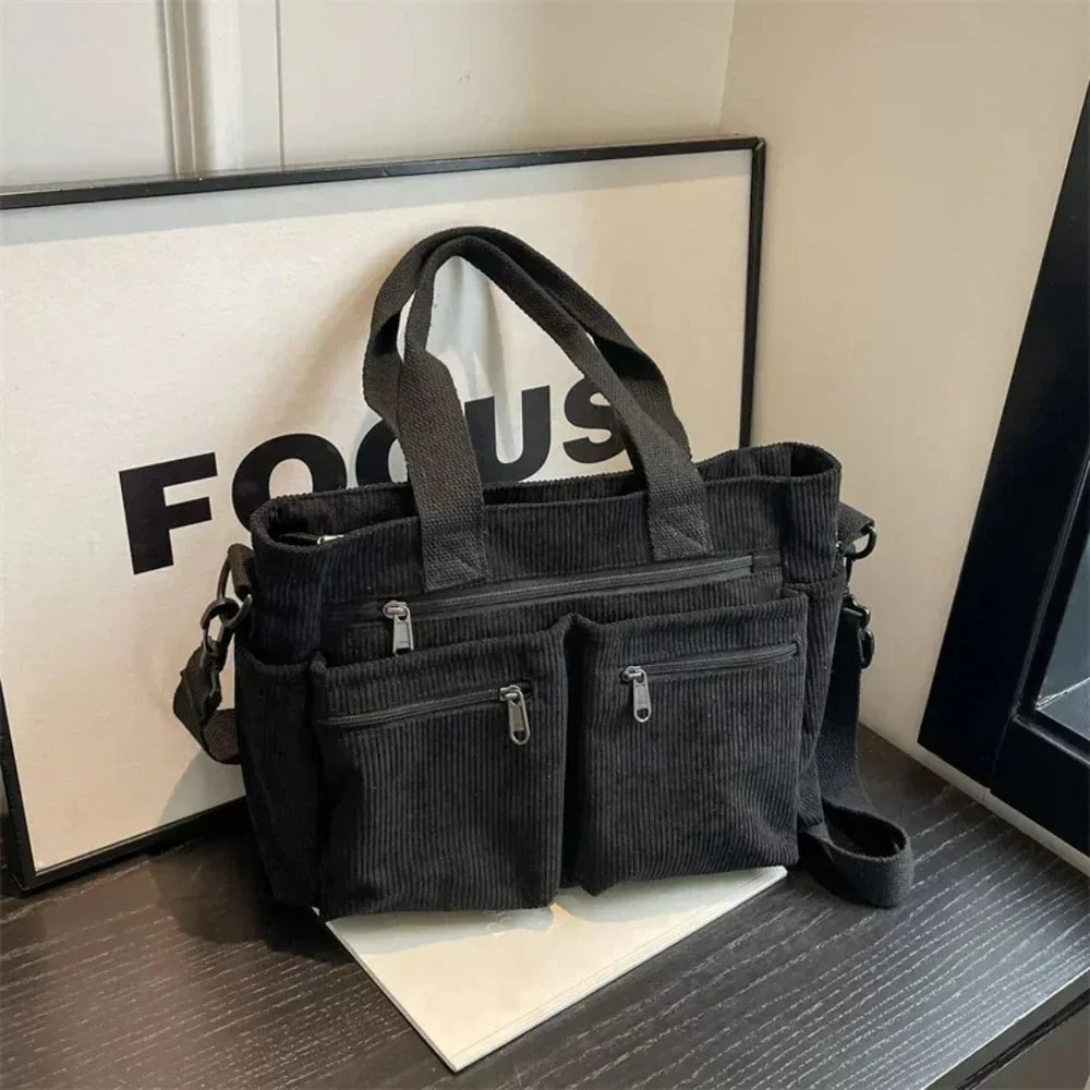 Patricia | Bolso de transporte de pana