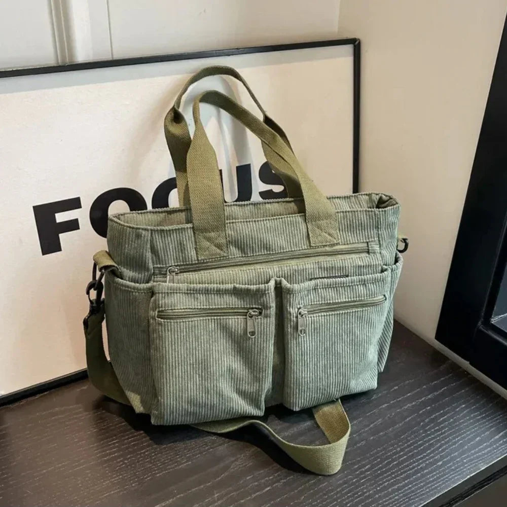 Patricia | Bolso de transporte de pana