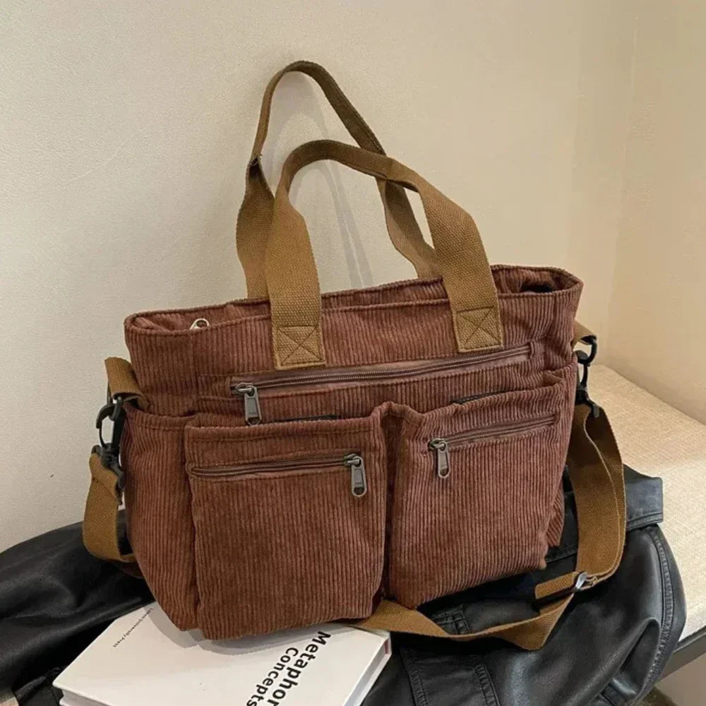 Patricia | Bolso de transporte de pana