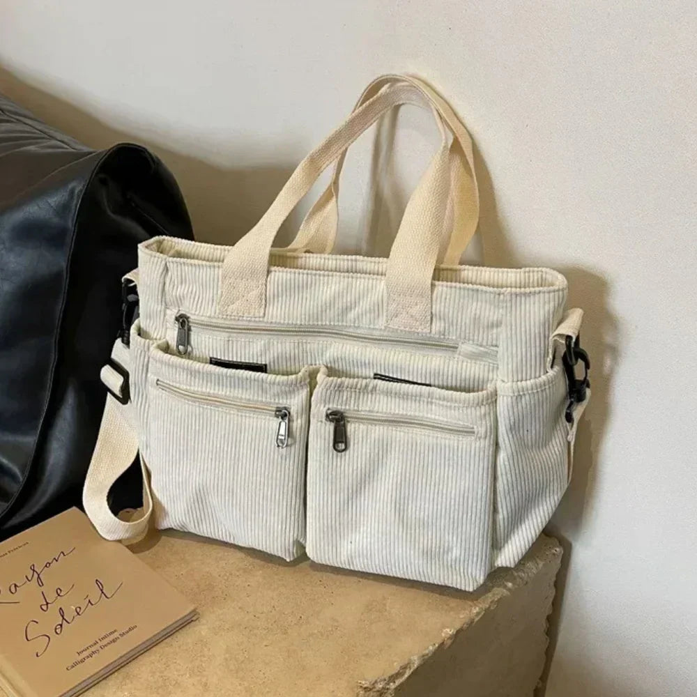 Patricia | Bolso de transporte de pana