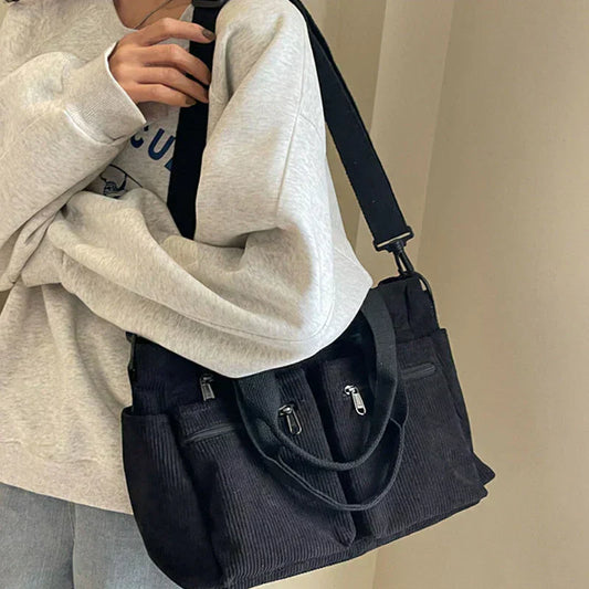 Patricia | Bolso de transporte de pana