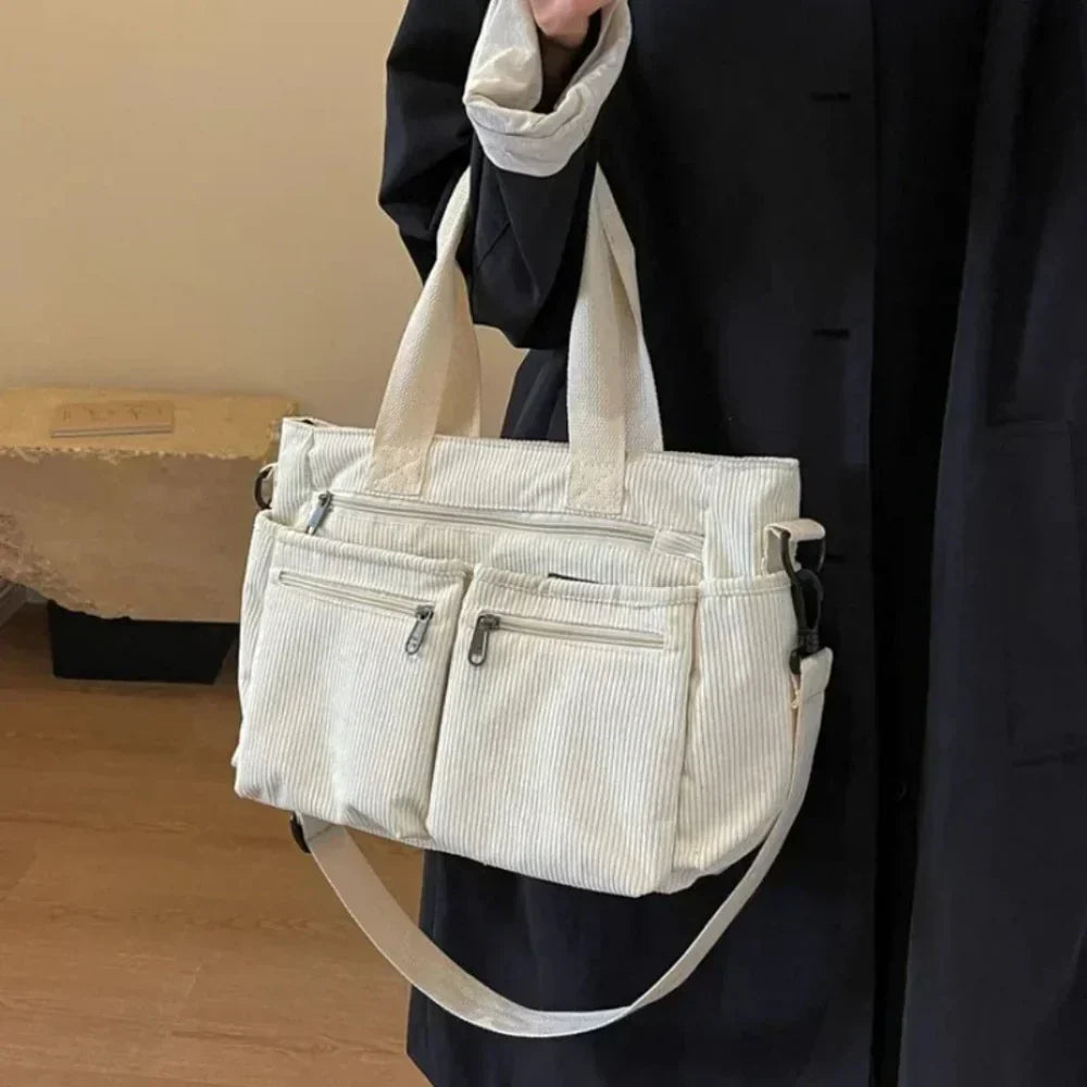 Patricia | Bolso de transporte de pana