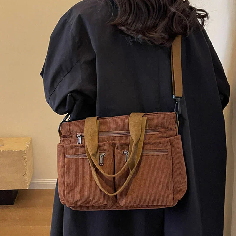 Patricia | Bolso de transporte de pana