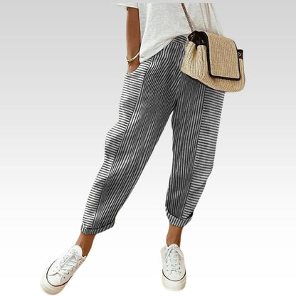 Lore | Pantalones a rayas con estilo