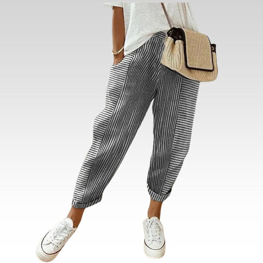 Lore | Pantalones a rayas con estilo