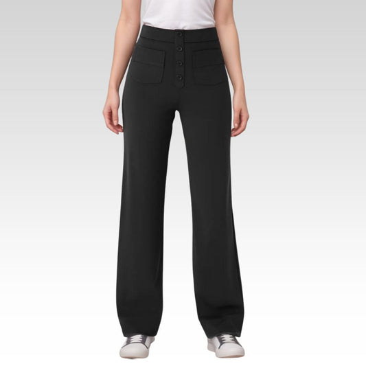Nina | Pantalones elásticos de cintura alta
