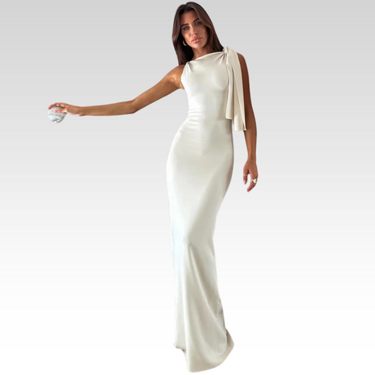 Viola | Vestido elegante lazo largo