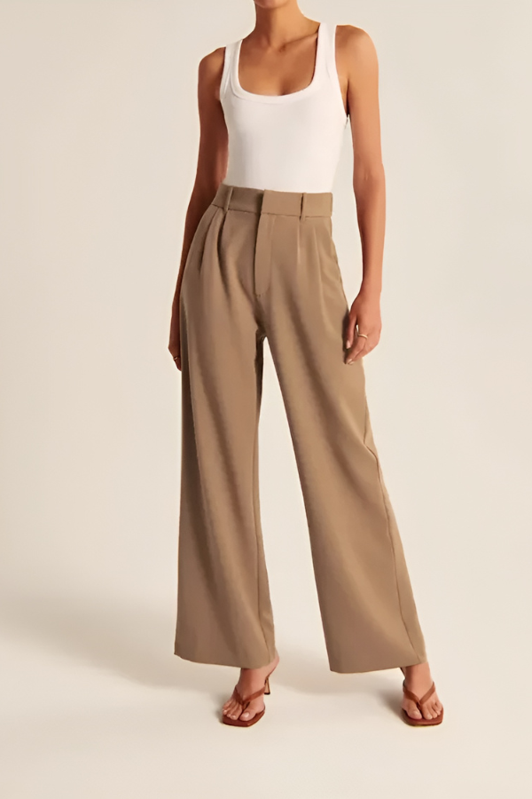 Aerelle | Pantalones de sastre de pierna ancha