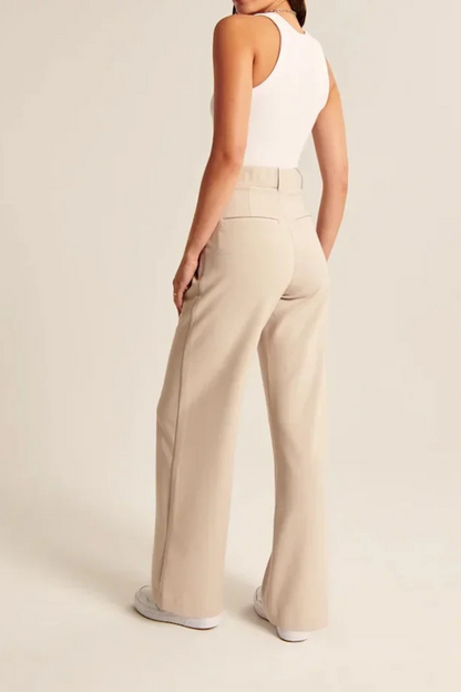 Aerelle | Pantalones de sastre de pierna ancha