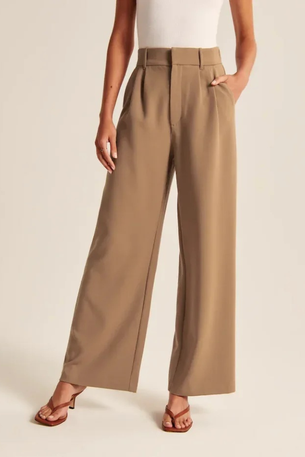 Aerelle | Pantalones de sastre de pierna ancha