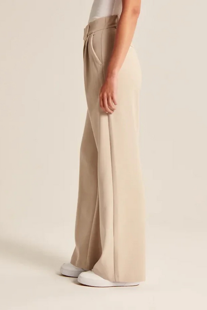 Aerelle | Pantalones de sastre de pierna ancha
