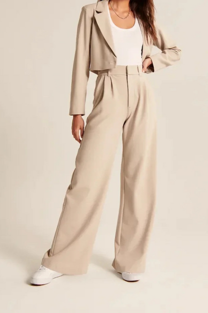 Aerelle | Pantalones de sastre de pierna ancha