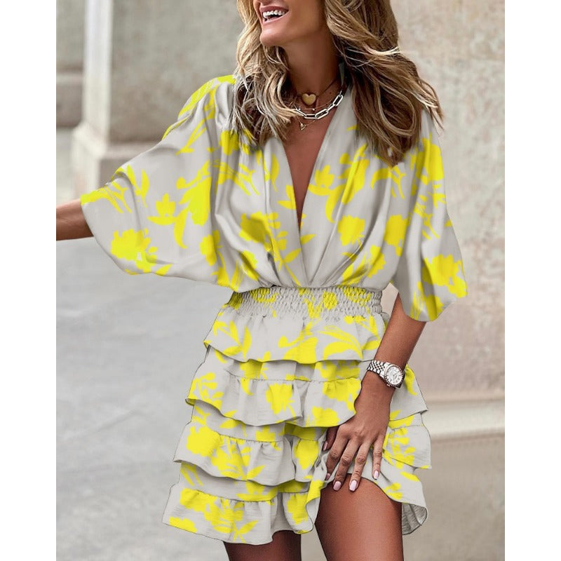 Marzia | Vestido volantes floral
