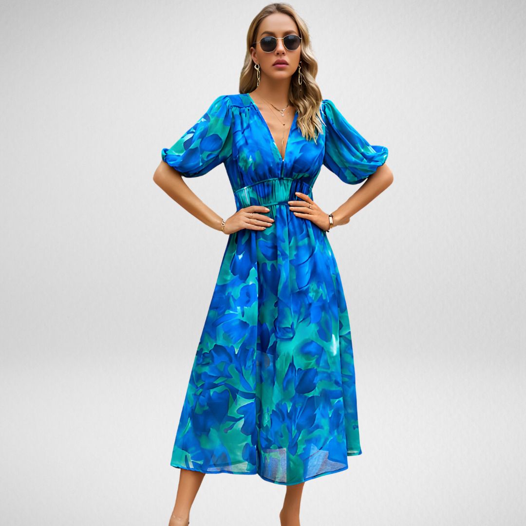Moni | Vestido encantador con escote en V