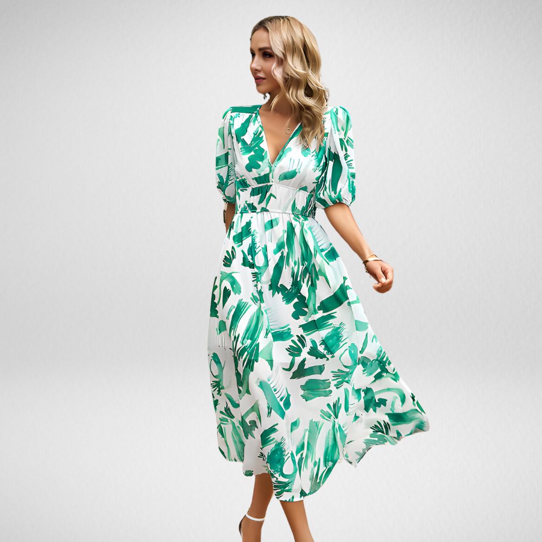 Moni | Vestido encantador con escote en V
