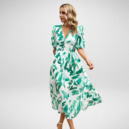Moni | Vestido encantador con escote en V