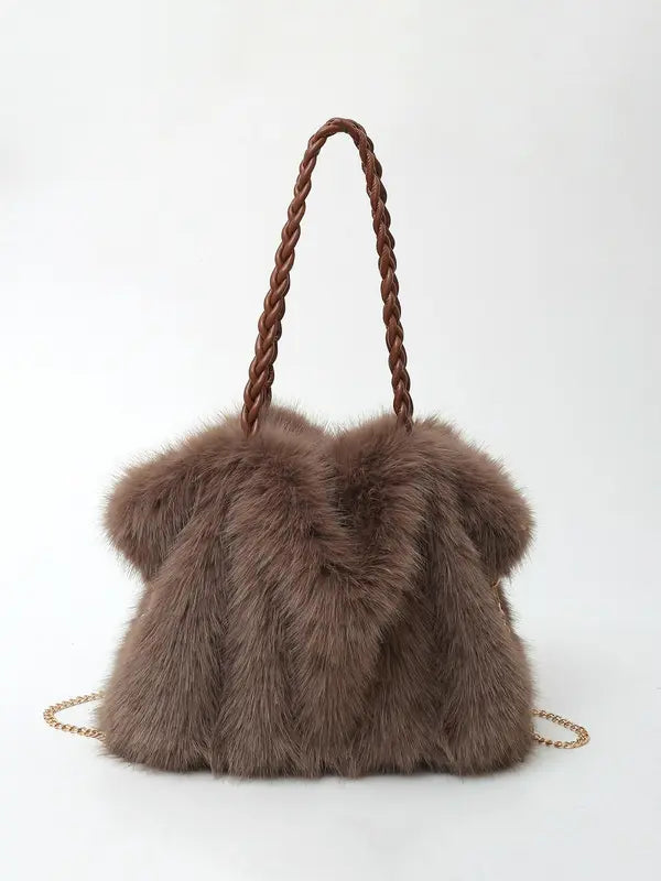 Beatriz| Elegante bolso bandolera de felpa suave