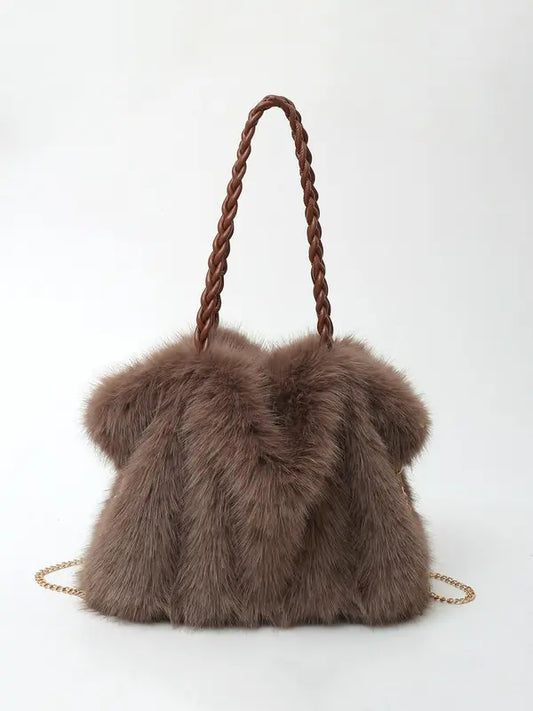 Beatriz| Elegante bolso bandolera de felpa suave