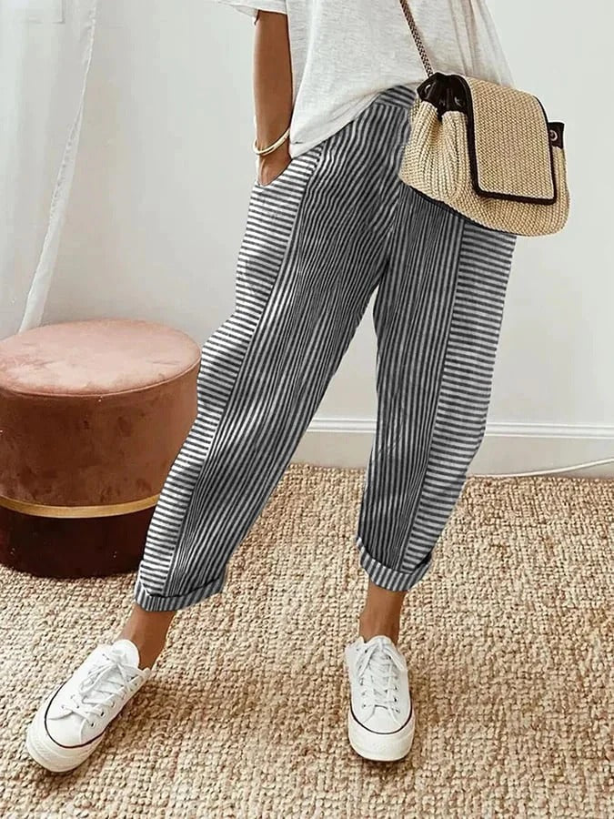 Lore | Pantalones a rayas con estilo