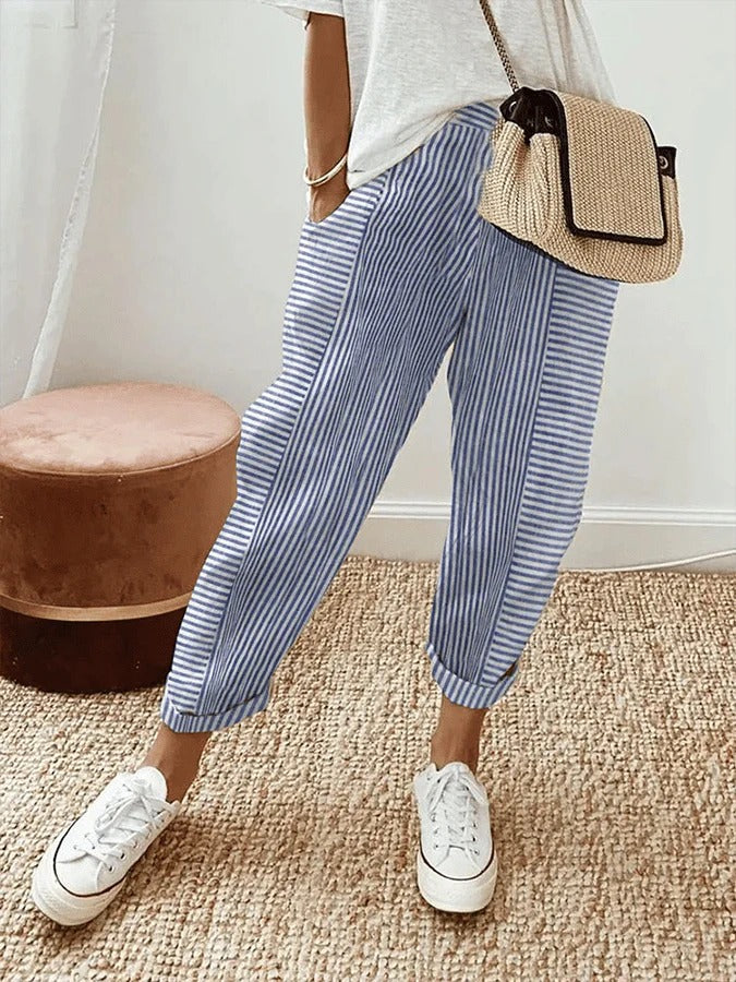 Lore | Pantalones a rayas con estilo