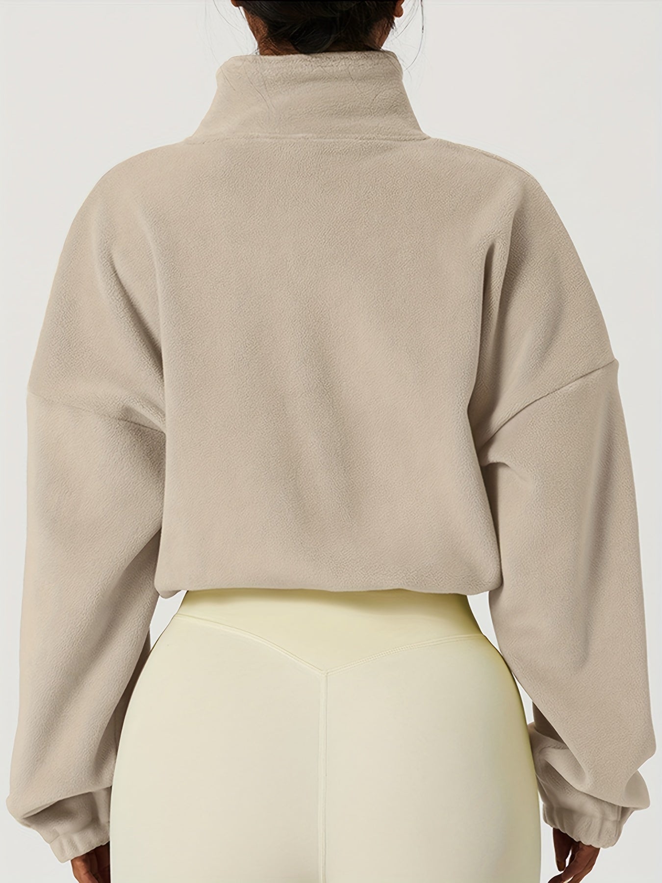 Velexia | Sudadera top corto de felpa