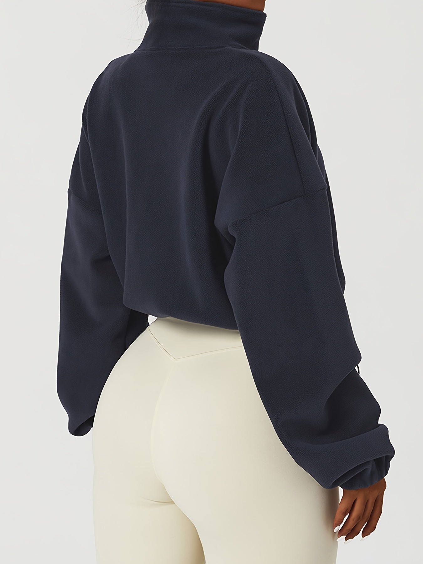 Velexia | Sudadera top corto de felpa