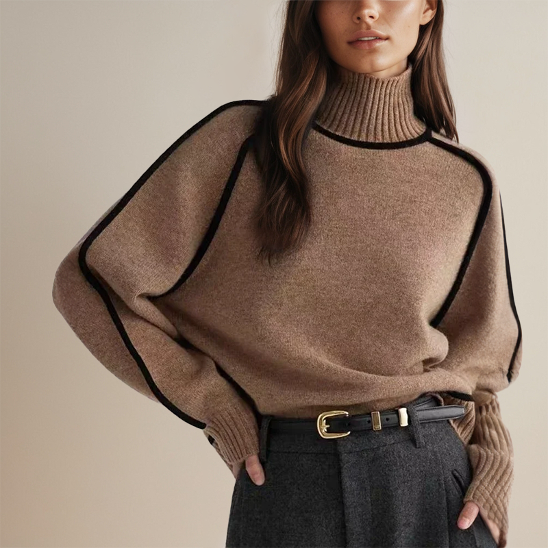 Lara | Jersey de mujer con cuello alto